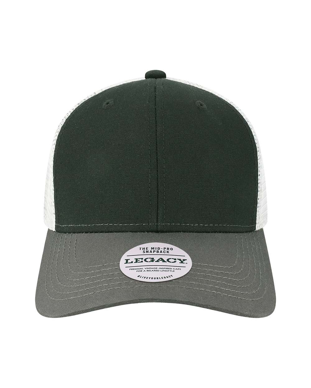 Slim Rectangle Leather Patch (your choice) - Leather Patch Hat - Ladies Ponytail or Trucker Hat