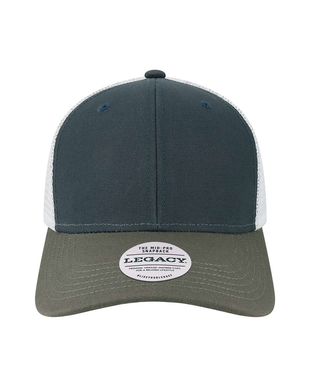 Slim Rectangle Leather Patch (your choice) - Leather Patch Hat - Ladies Ponytail or Trucker Hat