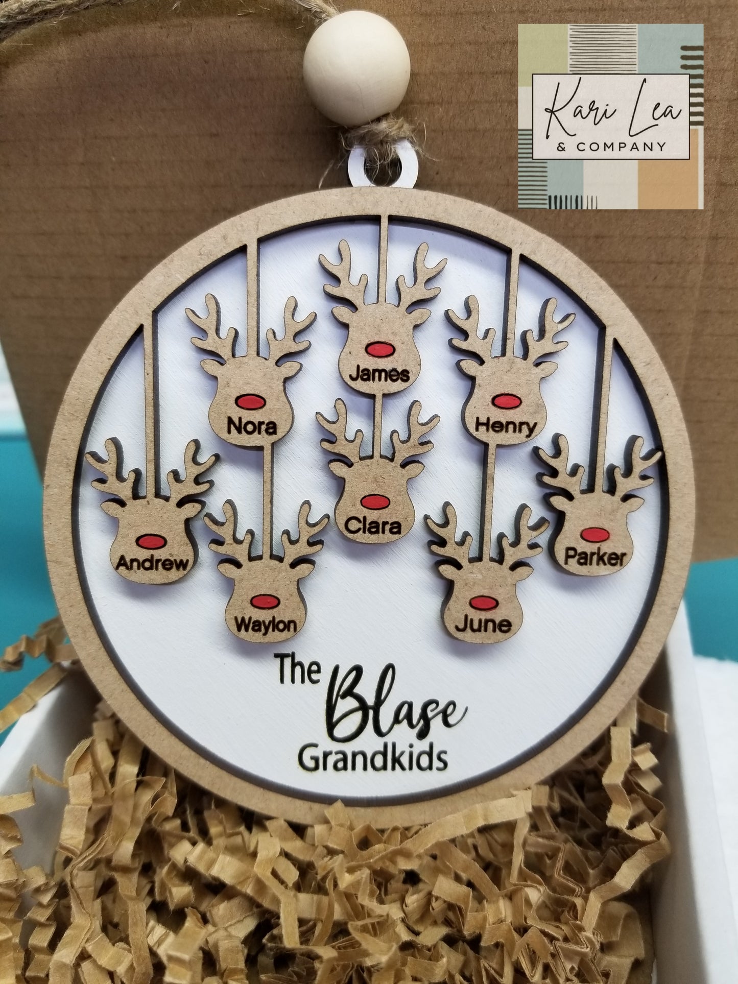 Family Ornament and/or Ornament (Reindeer)