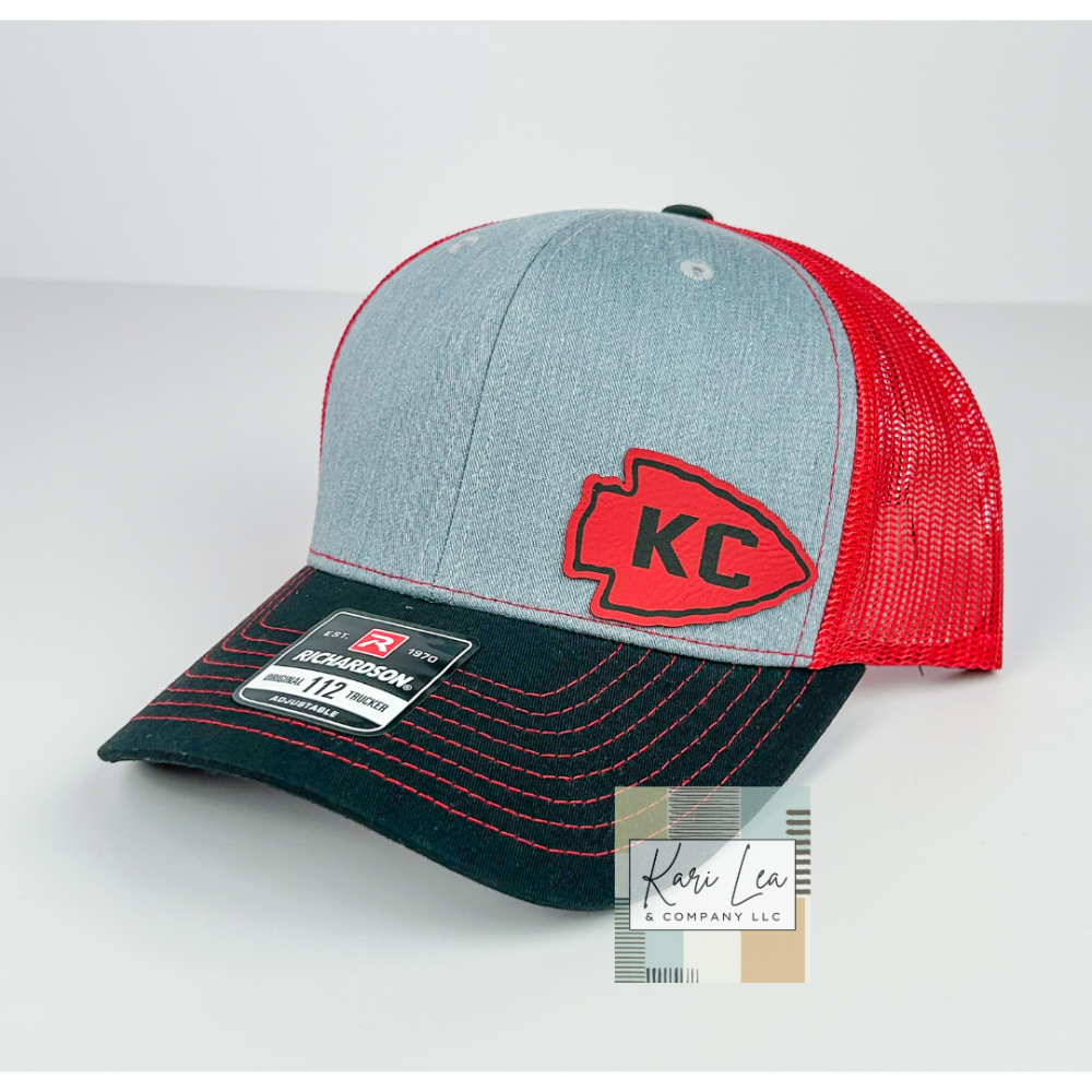 KC Inspired Leather Patch Hats