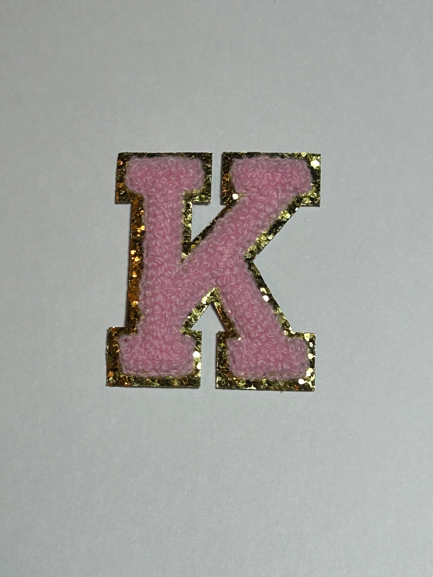 Chenille Iron-On Letters