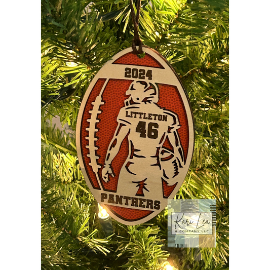 Football Player Ornament