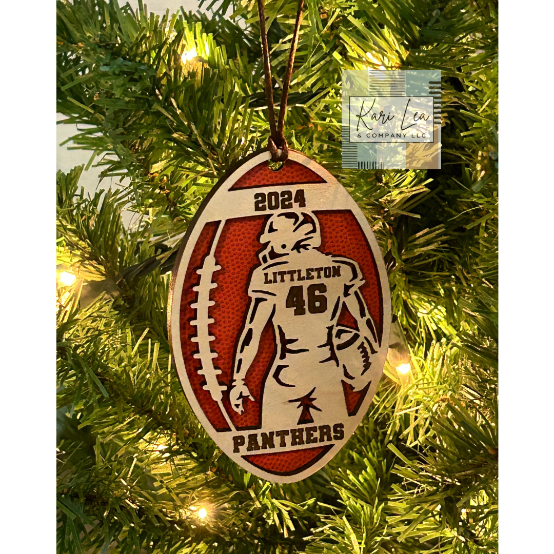 Football Player Ornament