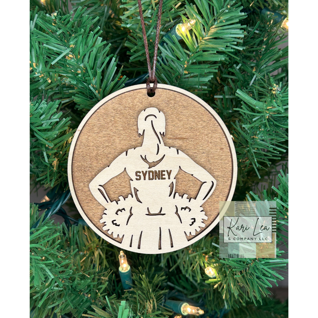 Cheerleader Ornament