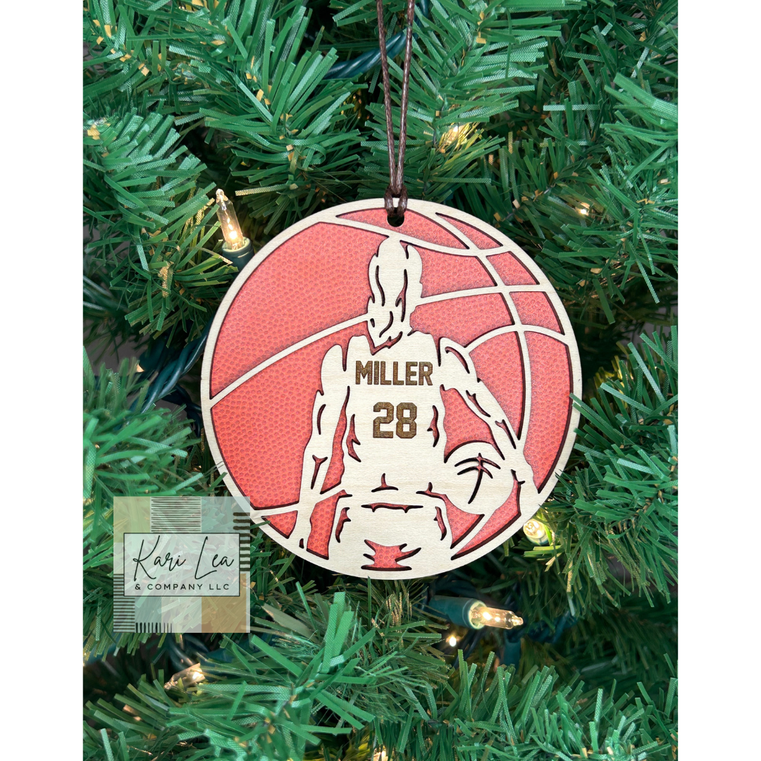 Basketball Player Ornament