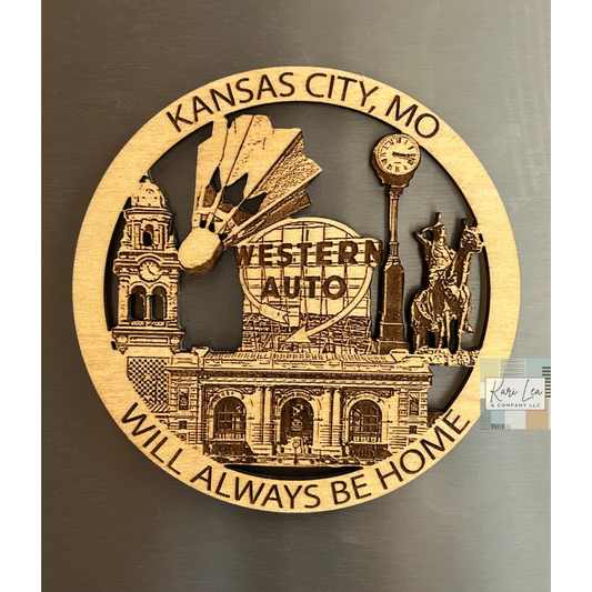 Kansas City, MO Hometown - Ornament and/or Magnet