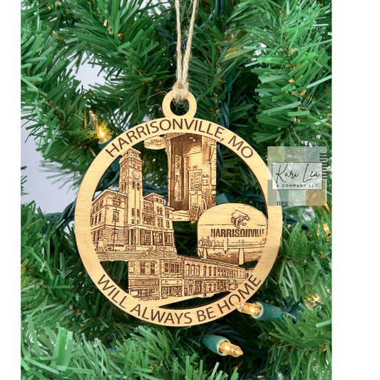 Harrisonville, MO Hometown - Ornament and/or Magnet