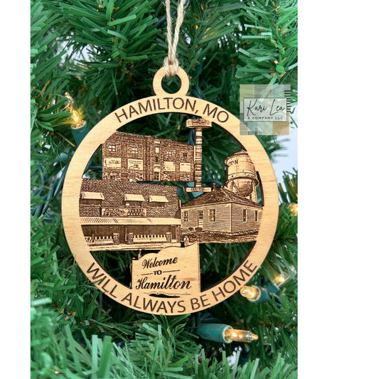 Hamilton, MO Hometown - Ornament and/or Magnet