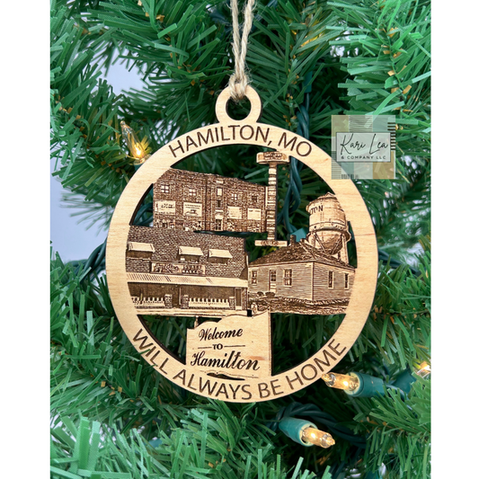 Hamilton, MO Hometown - Ornament and/or Magnet