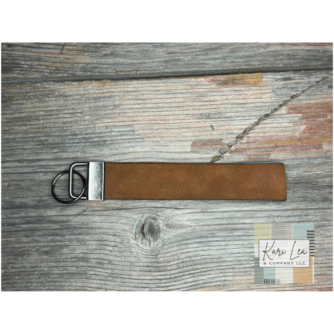 Keychain Wristlet - Leather