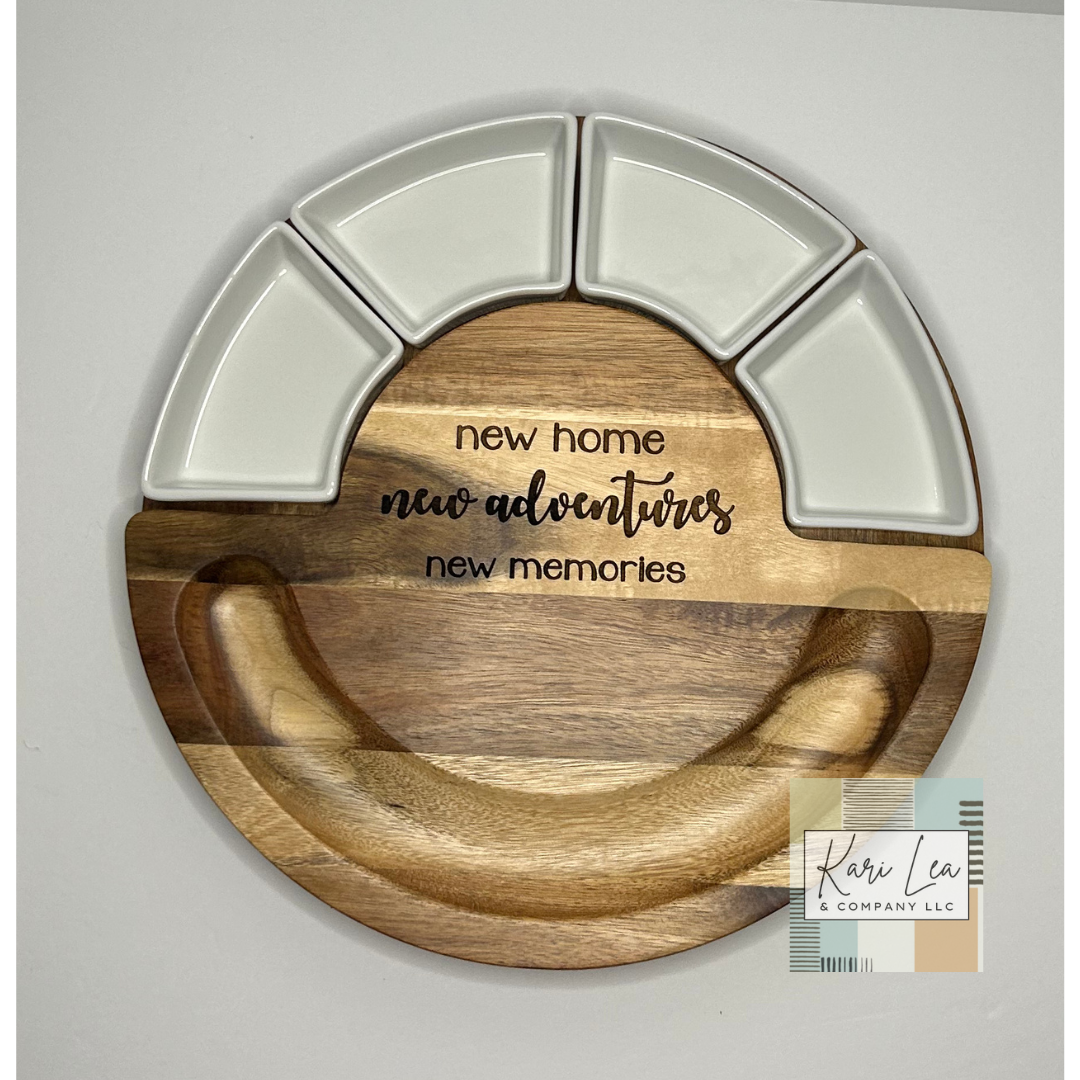 Charcuterie Board & Platter Set (Personalized)