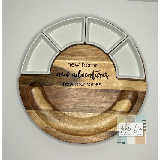 Charcuterie Board & Platter Set (Personalized)