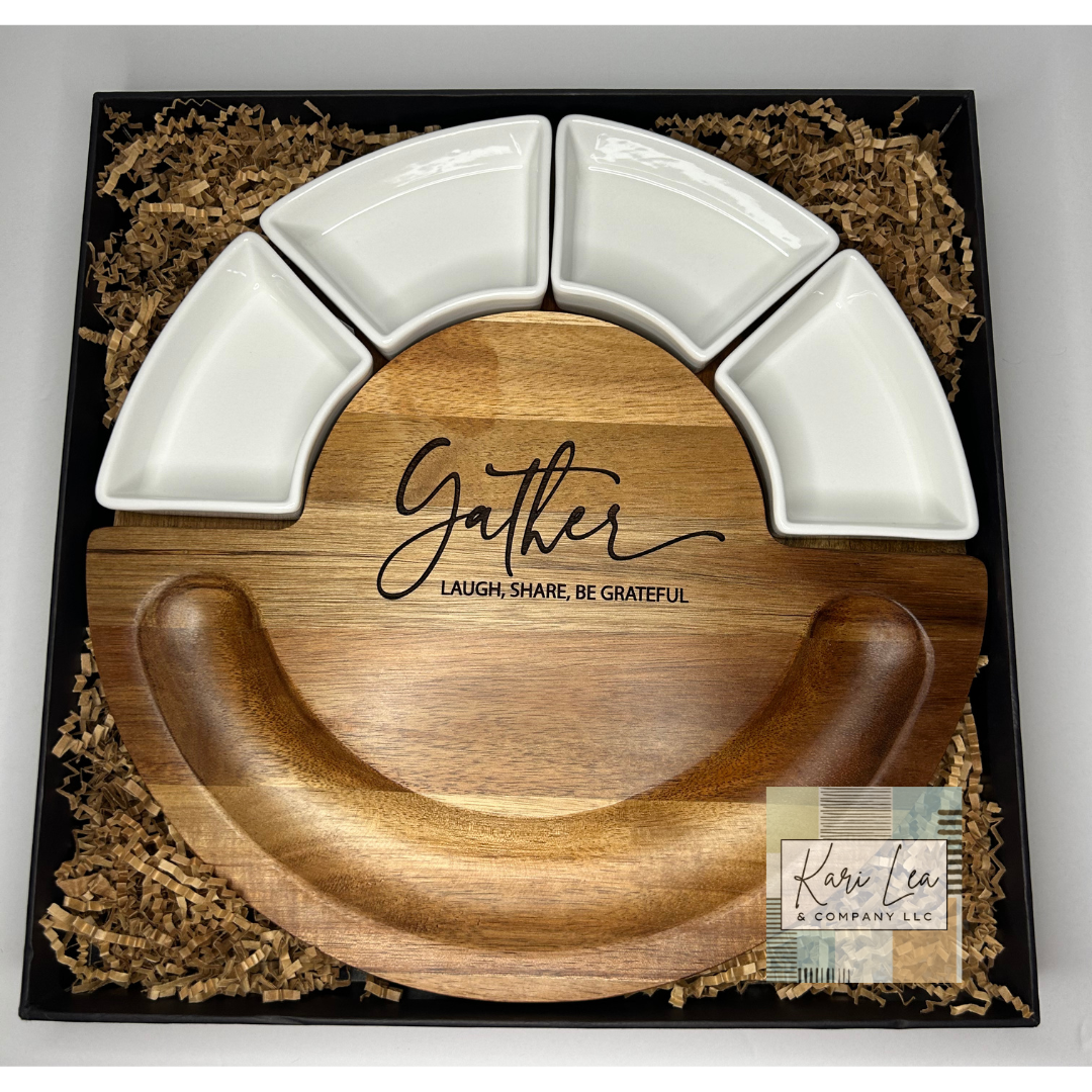 Charcuterie Board & Platter Set (Personalized)