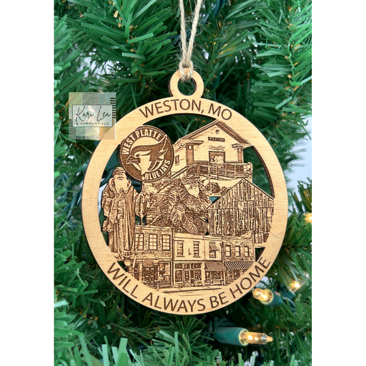 Weston, MO Hometown - Ornament and/or Magnet