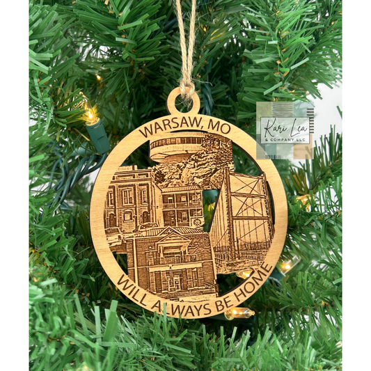 Warsaw, MO Hometown - Ornament and/or Magnet