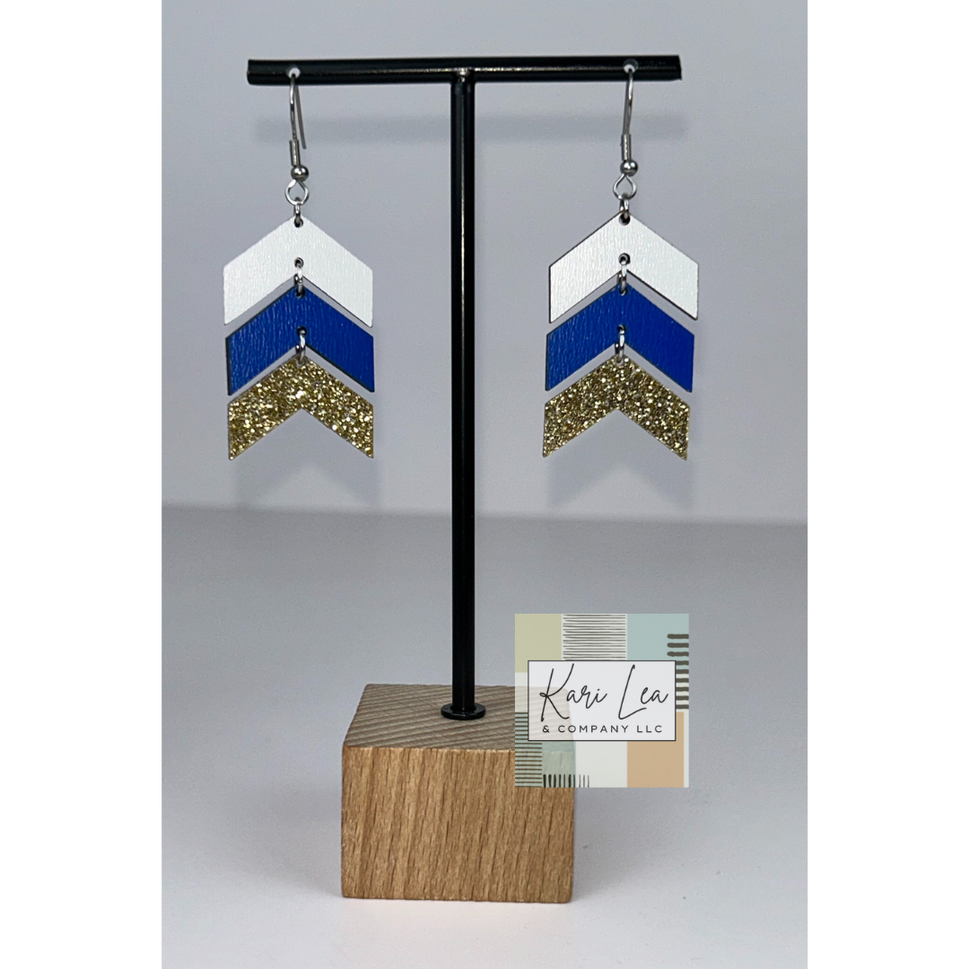Chevron Dangle Earrings