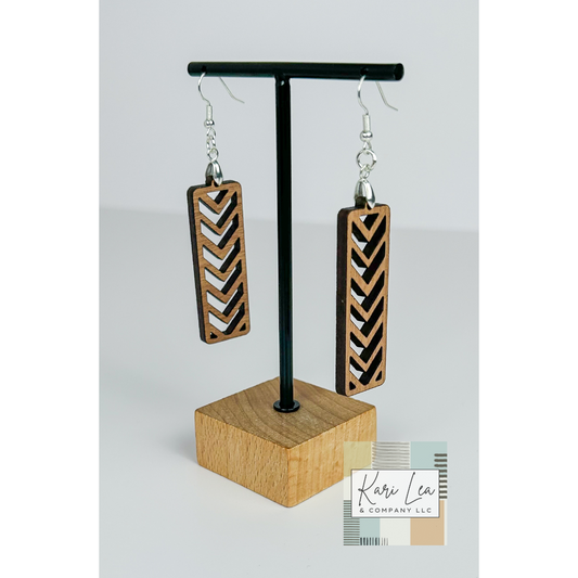 Chevron Bar Earrings