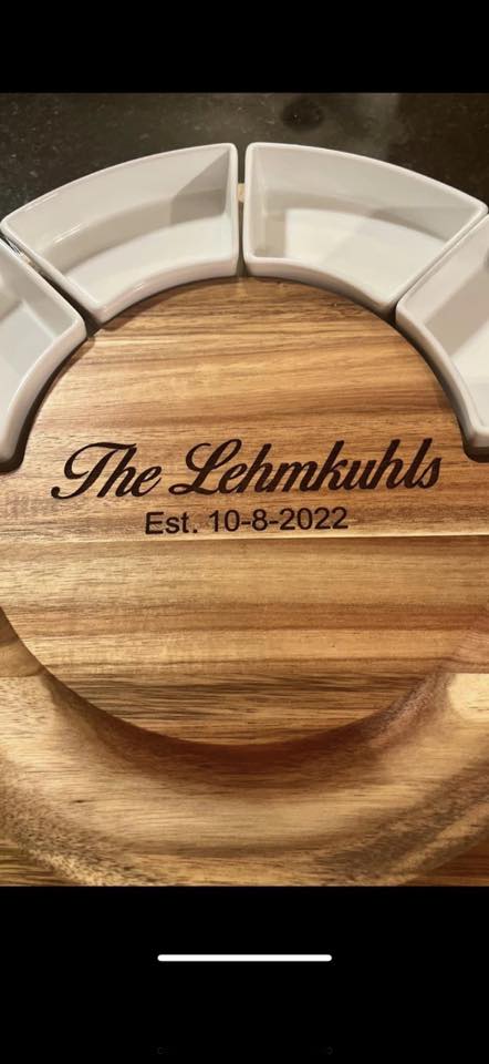 Charcuterie Board & Platter Set (Personalized)