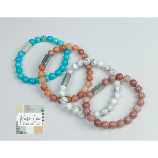 Beaded Stone Bracelet