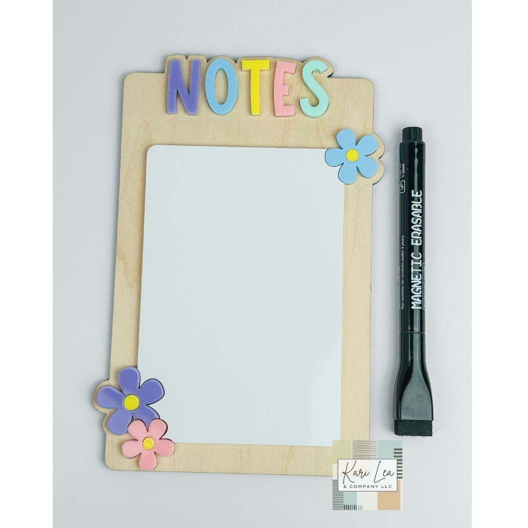 NOTES Dry Erase Notepad