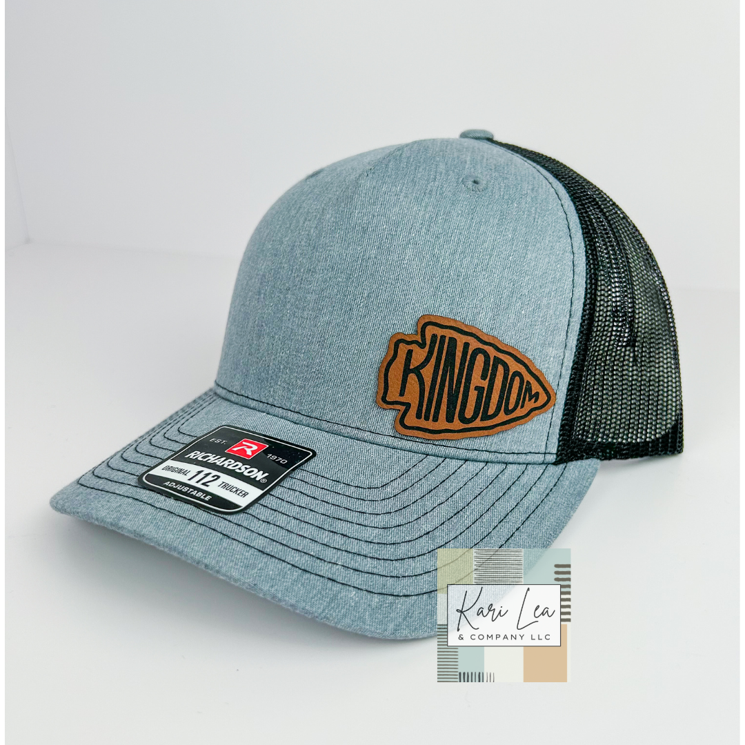 KC Inspired Leather Patch Hats