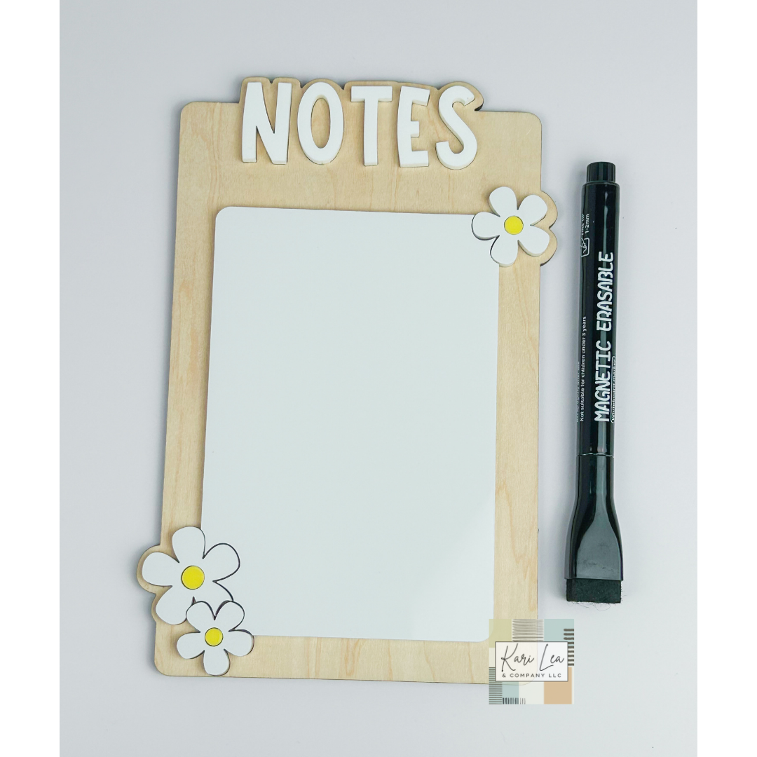 NOTES Dry Erase Notepad