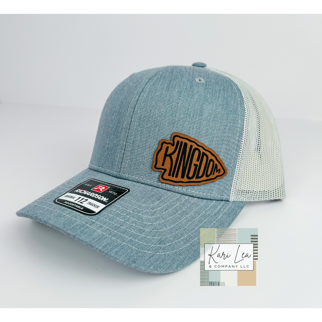 KC Inspired Leather Patch Hats