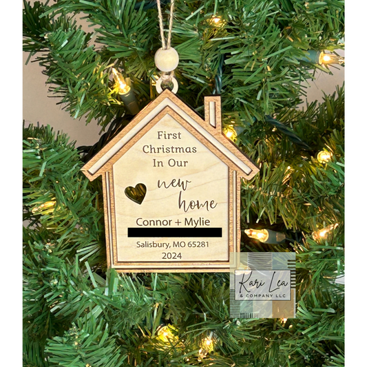 First Christmas in New Home Ornament
