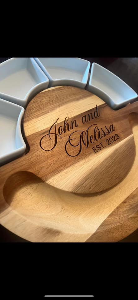 Charcuterie Board & Platter Set (Personalized)