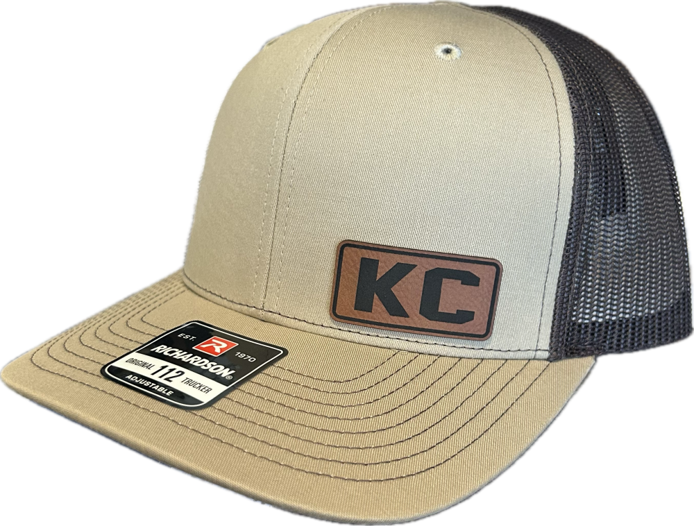 KC Inspired Leather Patch Hats