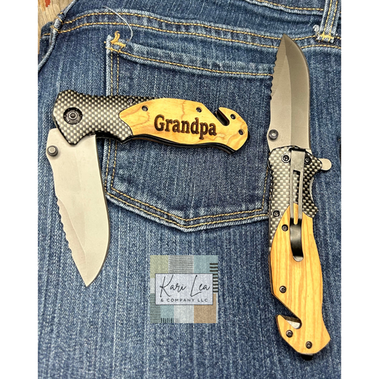 Engraved Pocket Knife