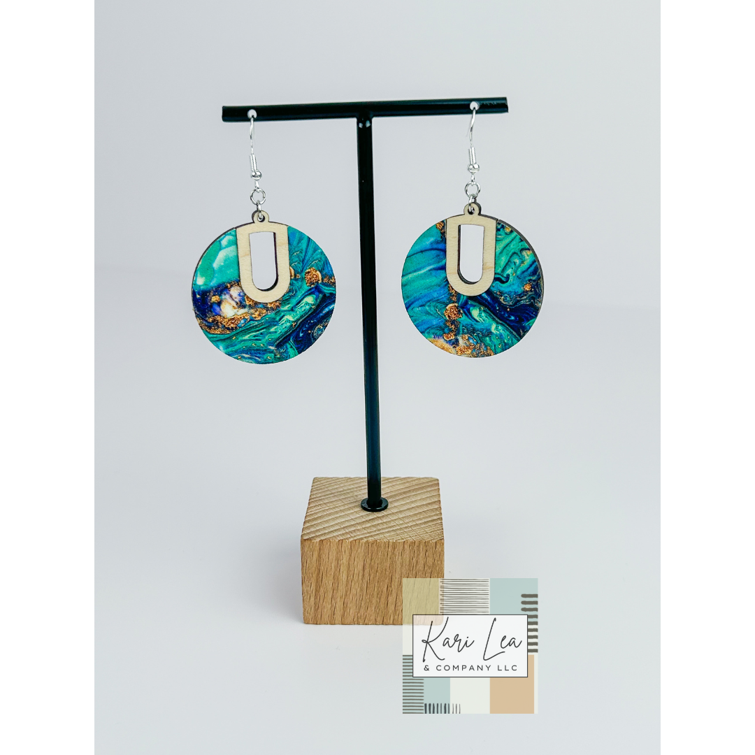 Two Piece Hoop Earrings