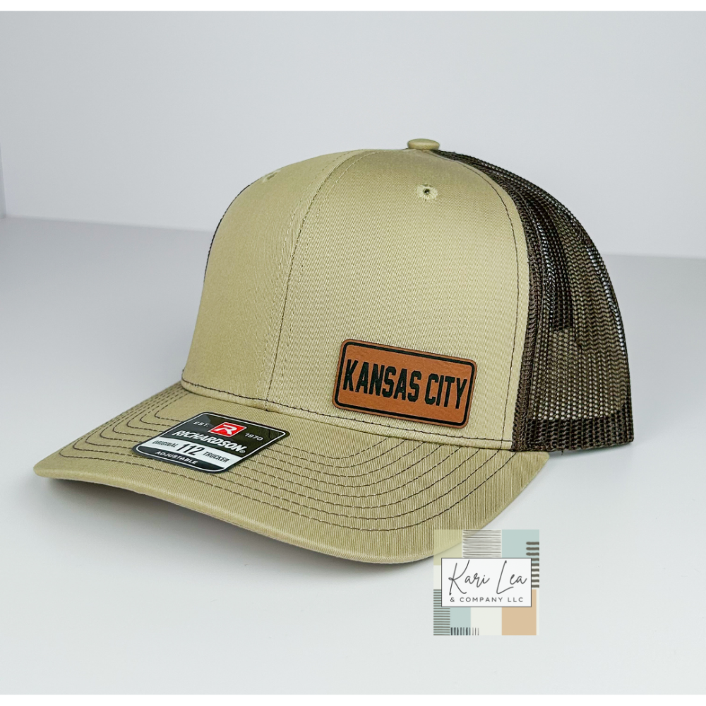 KC Inspired Leather Patch Hats