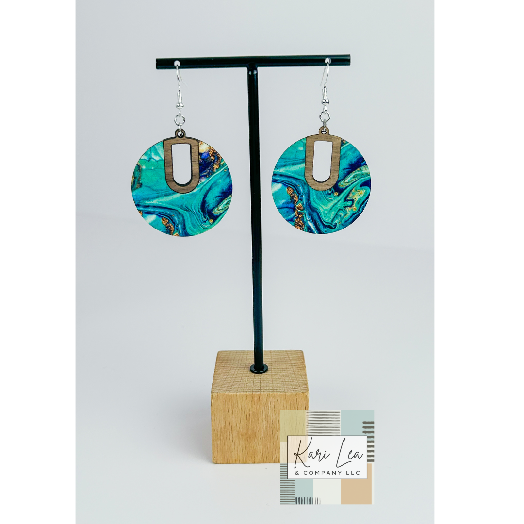 Two Piece Hoop Earrings