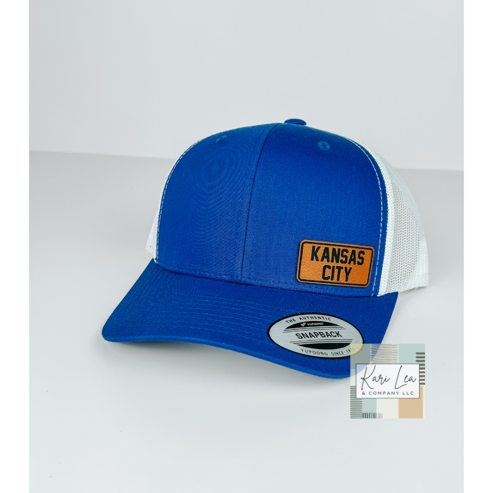 KC Inspired Leather Patch Hats
