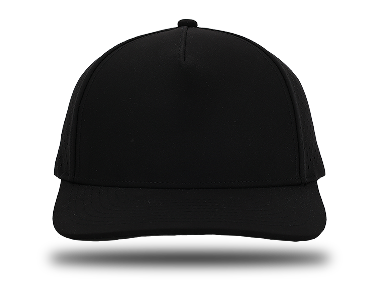Wood & Leather American Flag Patch Hat - Performance Hat