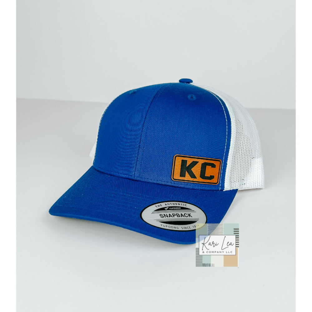 KC Inspired Leather Patch Hats