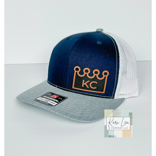 KC Inspired Leather Patch Hats