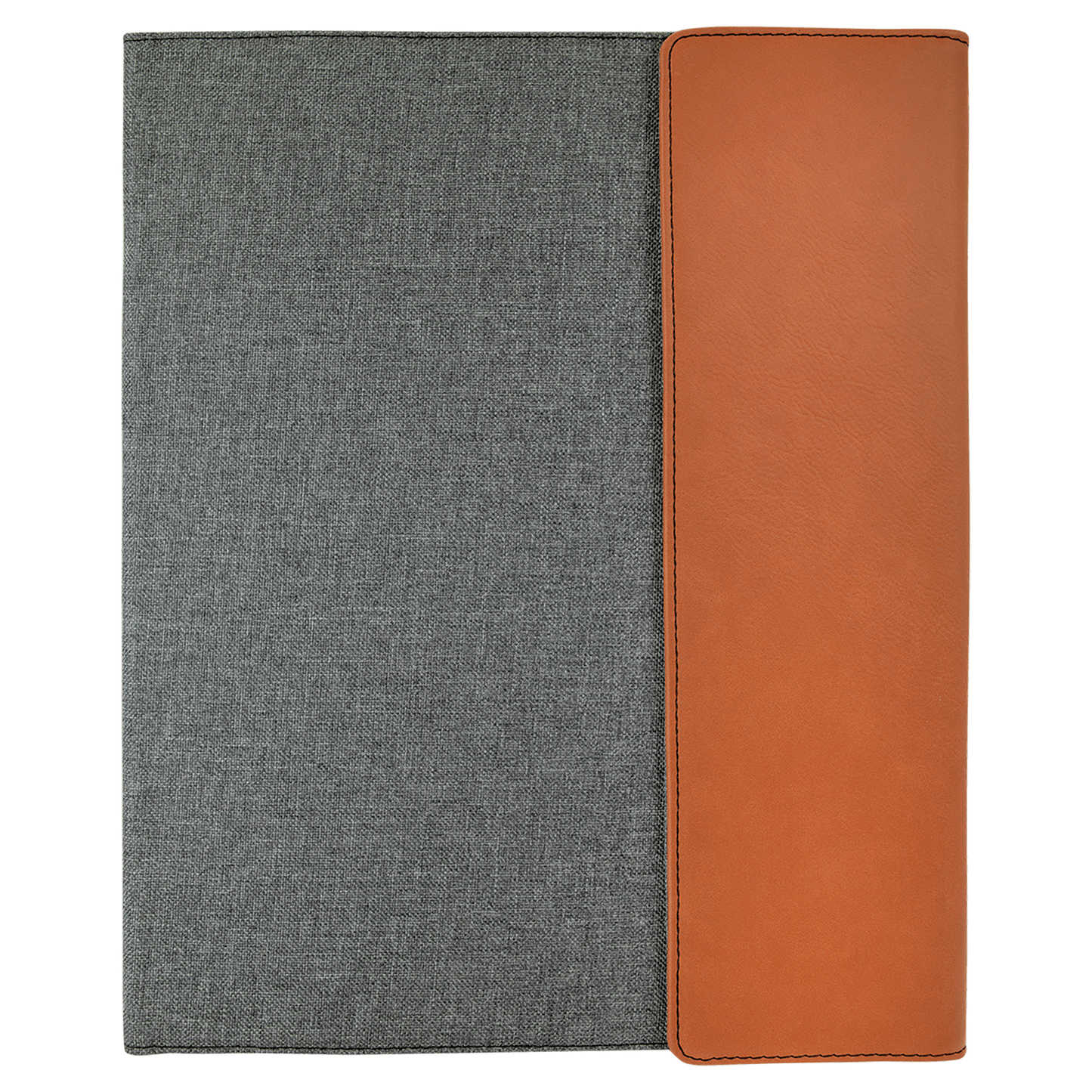 Portfolio with Notepad - Leatherette & Canvas