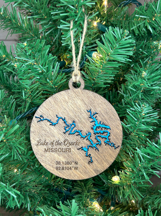 Lake of the Ozarks, MO Hometown - Ornament and/or Magnet