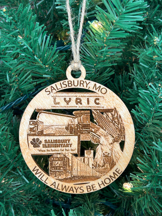 Salisbury, MO Hometown - Ornament and/or Magnet