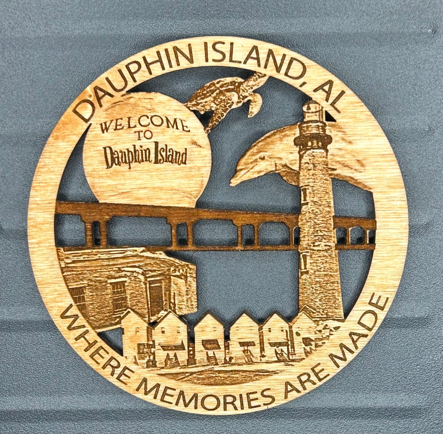 Dauphin Island, AL Hometown - Ornament and/or Magnet