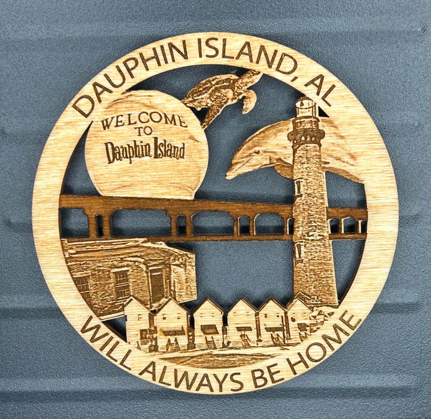 Dauphin Island, AL Hometown - Ornament and/or Magnet