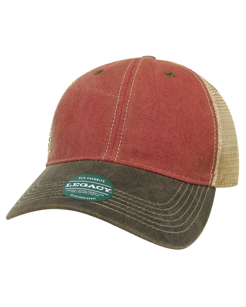 Team Specific - Leather Patch Hat - Ladies Ponytail or Trucker Hat