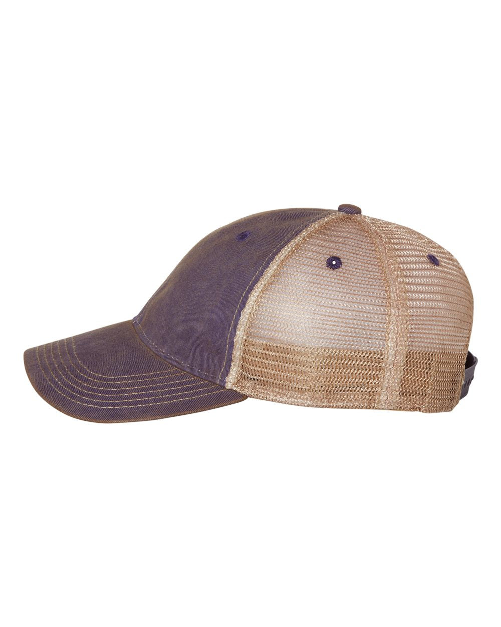 Living That Sports Aunt Life - Leather Patch Hat - Ladies Ponytail or Trucker Hat