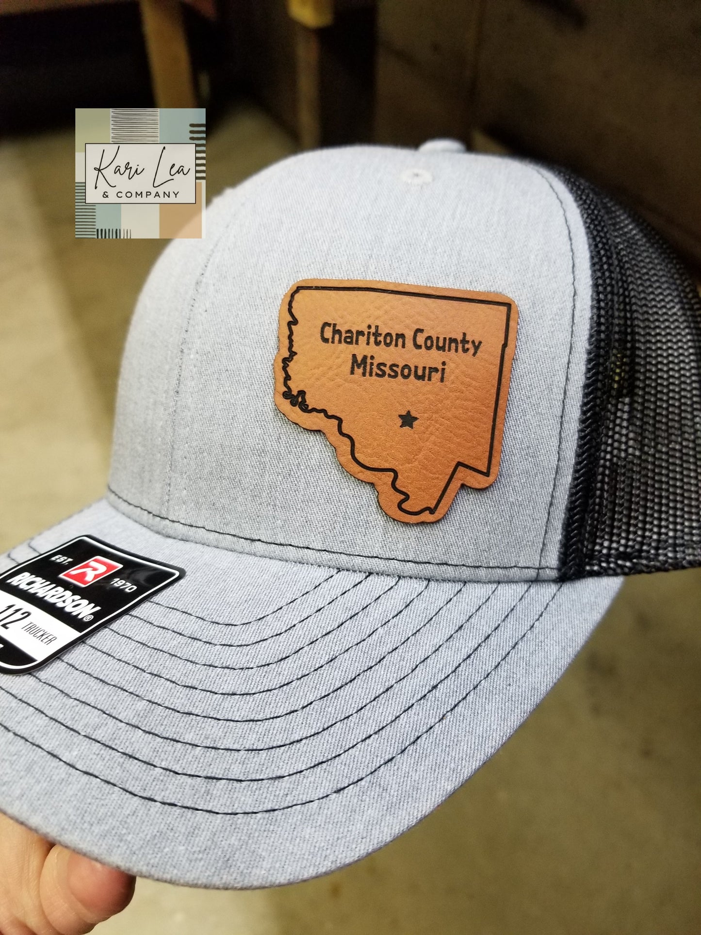 Suwannee County, Florida - Leather Patch Hat