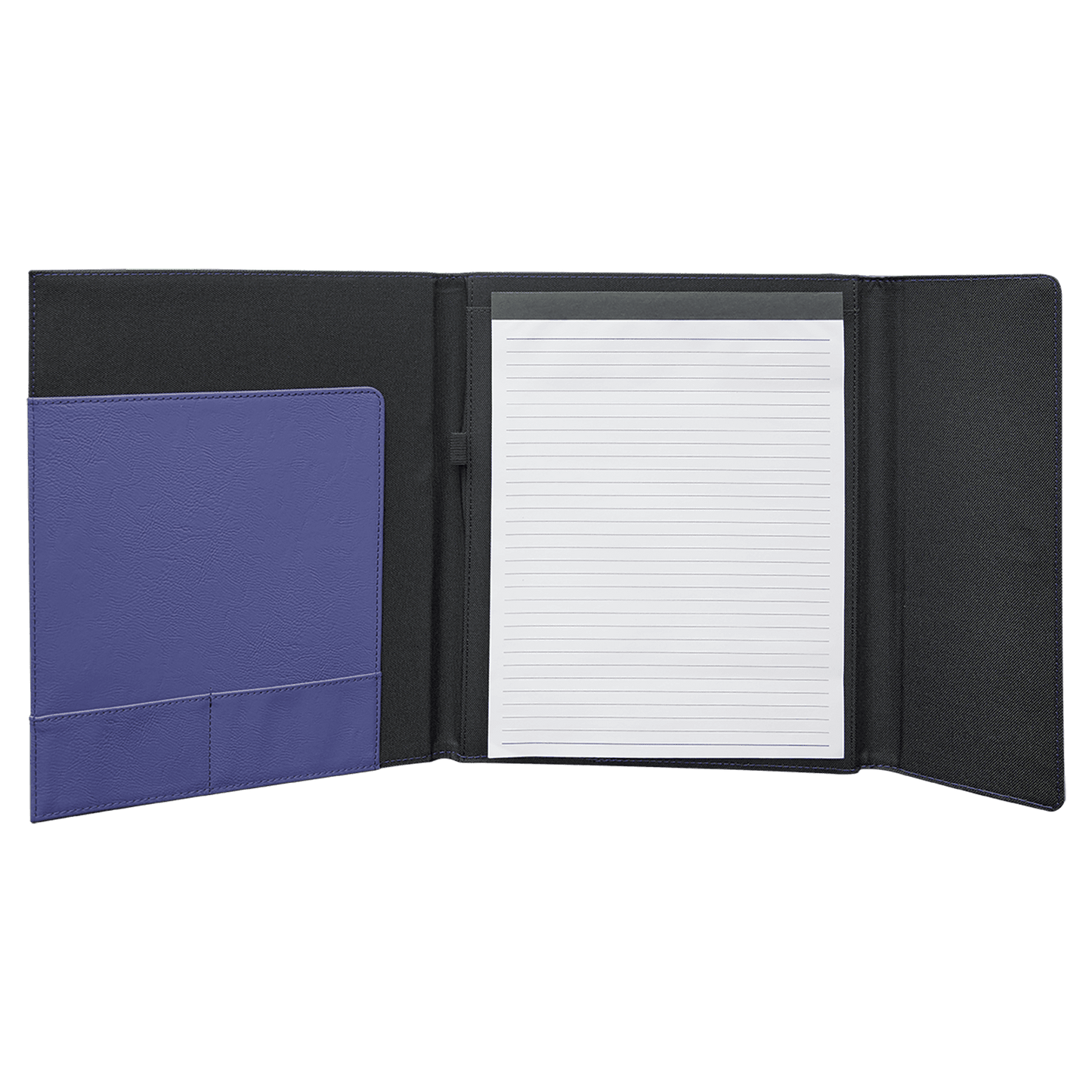 Portfolio with Notepad - Leatherette & Canvas