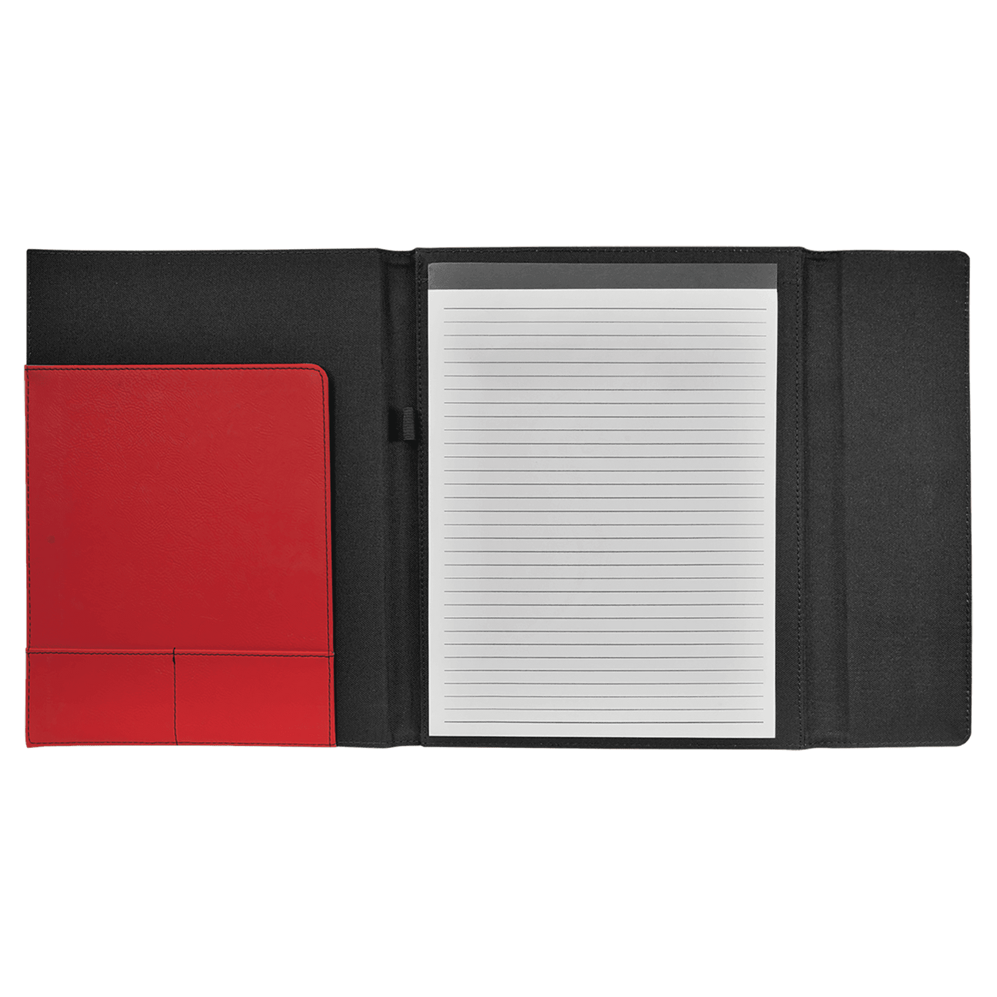 Portfolio with Notepad - Leatherette & Canvas