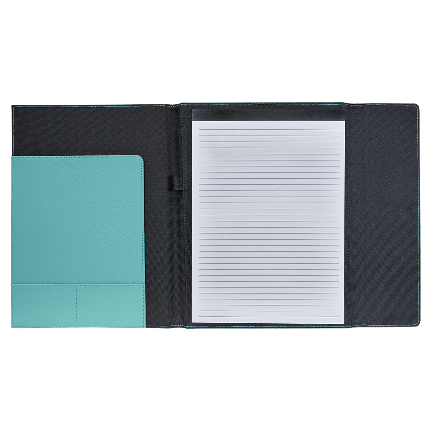 Portfolio with Notepad - Leatherette & Canvas