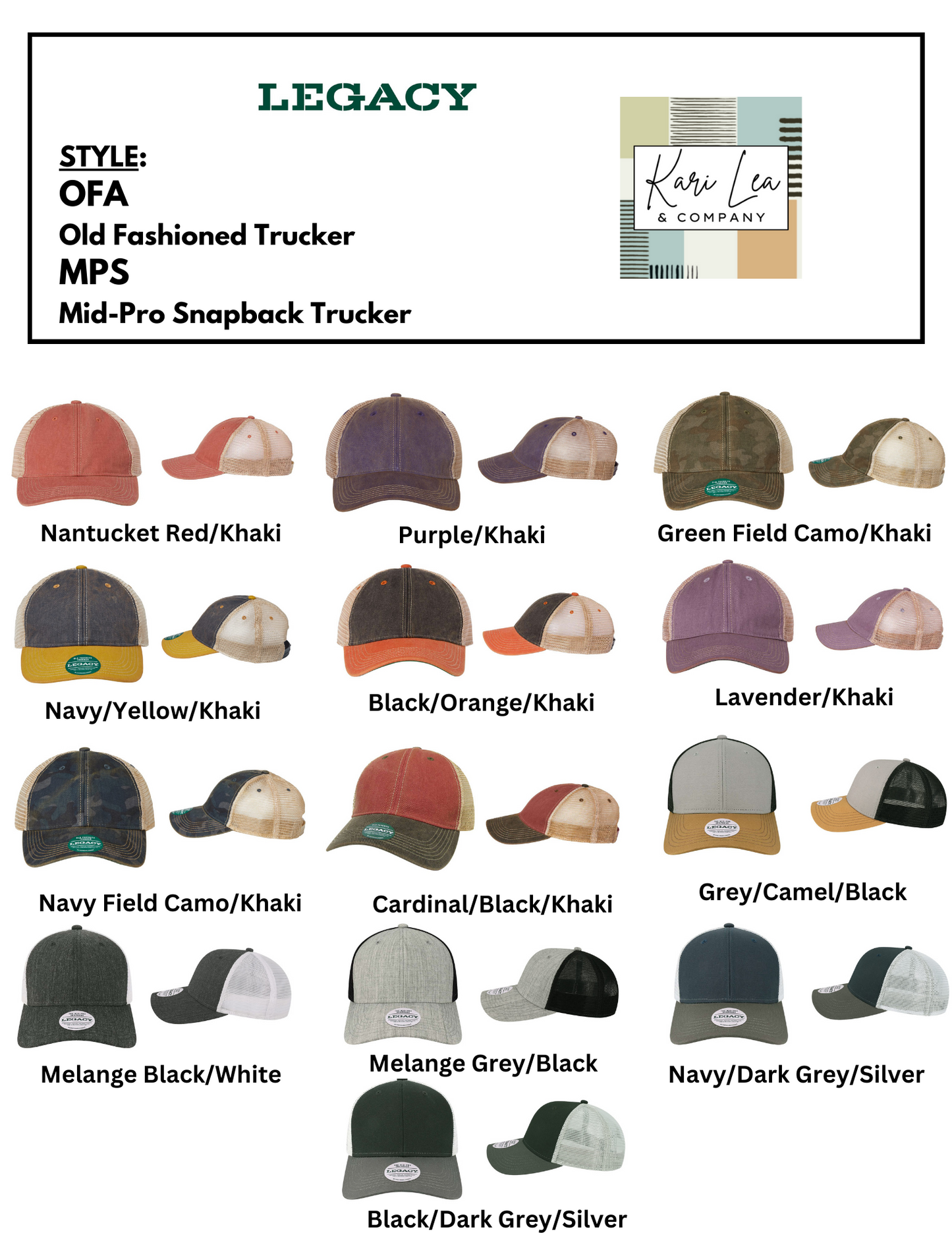 Legacy Brand Hats